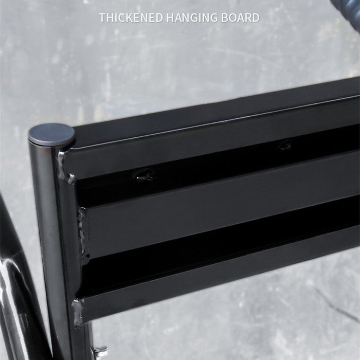 Thickened hanging board with metallic finish on a textured gray background