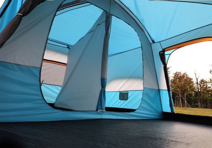 Camping Tent 8-12persons 430x305x203cm Blue