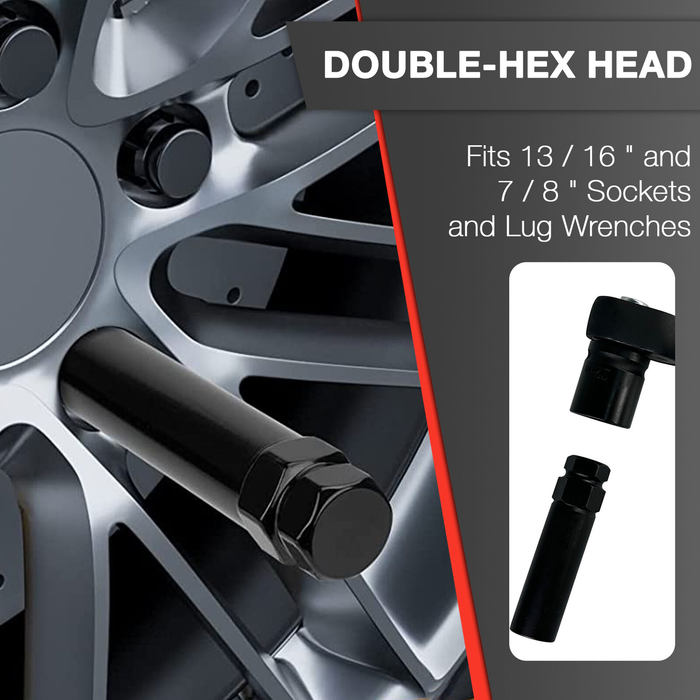 16PCS Locking Wheel Nut Screw Socket Set