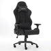 Black gaming chair with 'Playmax' branding on a white background