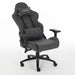 Grey gaming chair with 'Playmax' branding on a white background