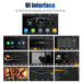 UI interface display of various functions on a digital screen
