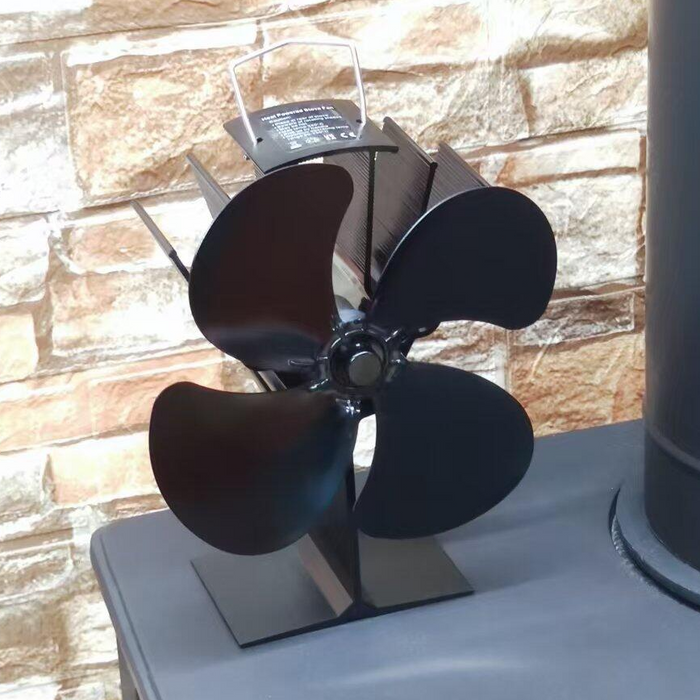 Heat Powered Stove Fireplace Fan