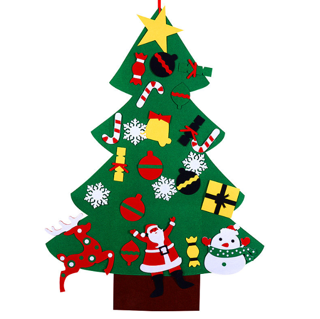 DIY Felt Christmas Tree Set