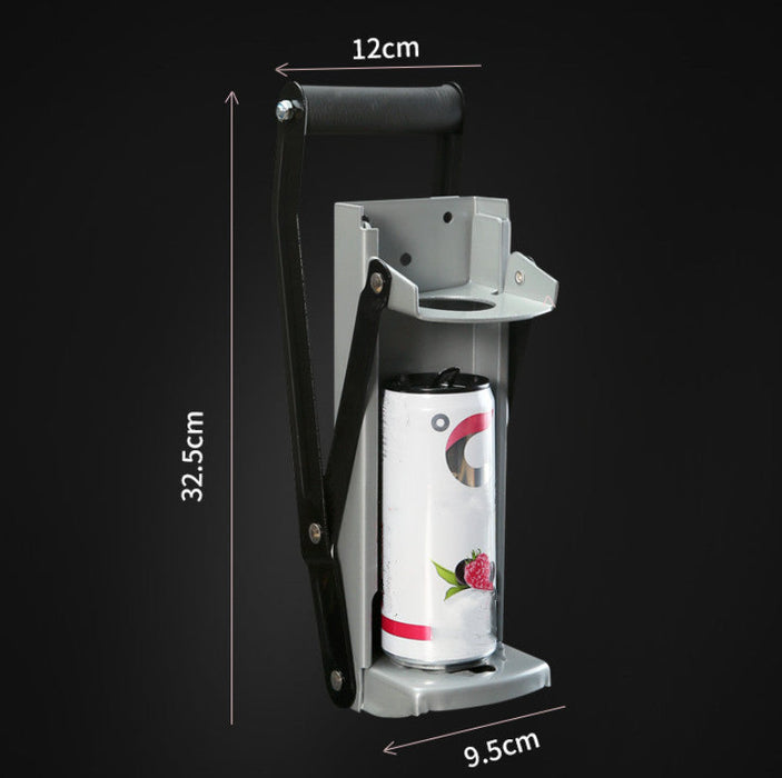 16oz Wall Mounted Can Crusher with Bottle Opener for Aluminium Beer & Soda Cans