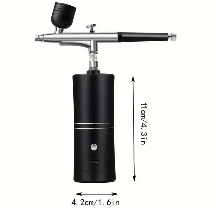 Airbrush Kit with Compressor Wireless Rechargeable