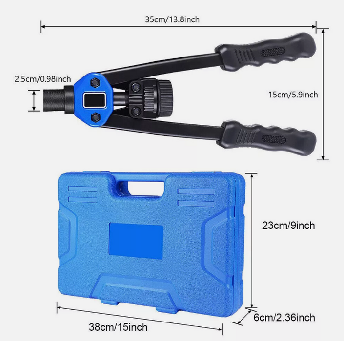 Nutsert Tool Gun Nut Rivet Riveter Kit Rivnut
