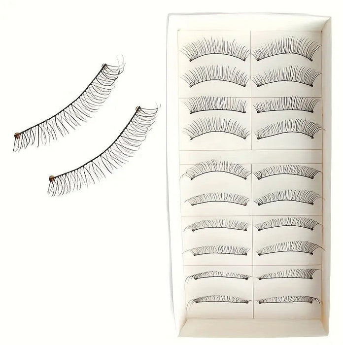 10 Pairs False Fake Eyelashes