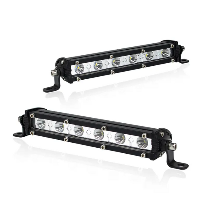 2X 7" 36W Spot LED Light Bar CREE Super Slim Offroad Work Lamp 12V 24V