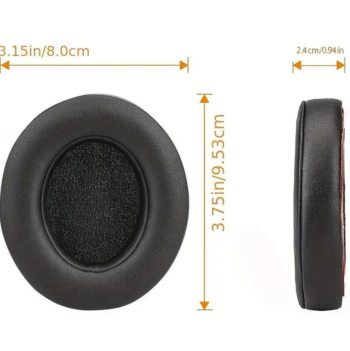 Black Replacement Ear Pads Cushions For Beats Studio 2.0/3.0 Wired/Wireless Headphones