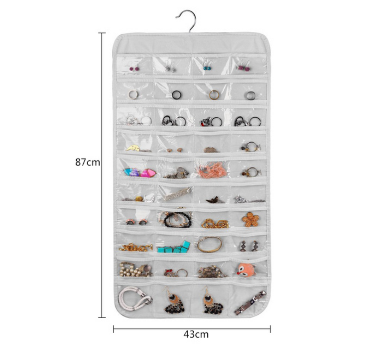 Hanging Jewelry Organizer White