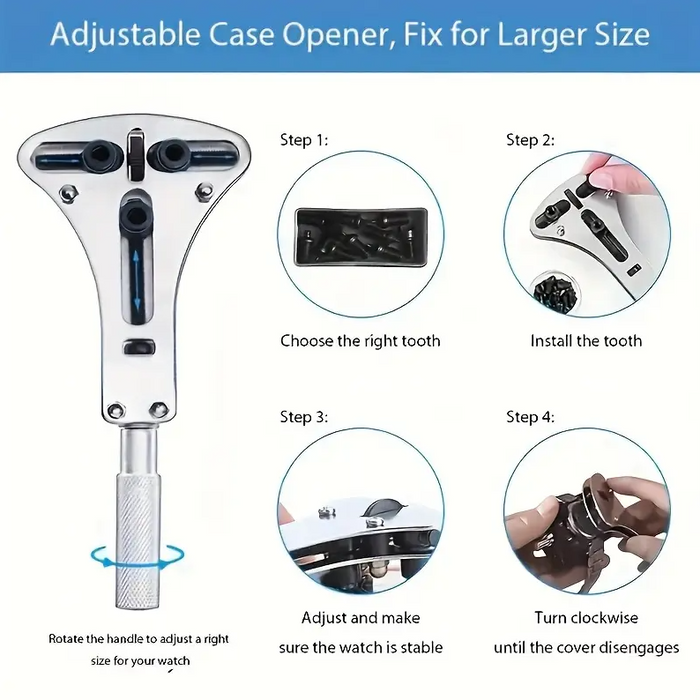 Watch Back Case Remover Opener Wrench