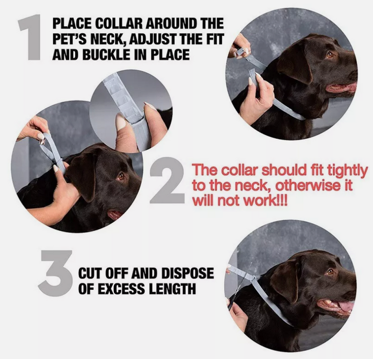 Flea and Tick Collar for Dogs Size 63.5cm