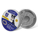 Flea and tick collar packaging with a dog illustration on a white background