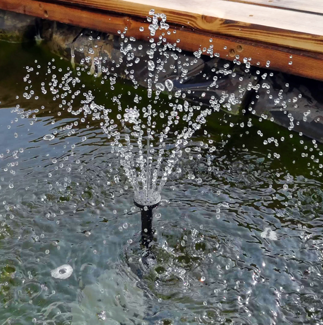 5w Solar Powered Submersible Water Pump Kit Garden Pond Panel