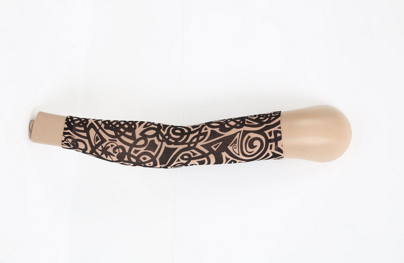 Pack of 6 Arm Sleeve Stretch Costume Fake Tattoo Stocking