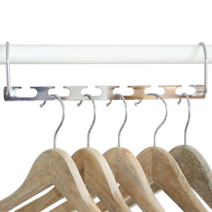 2PCS Space Saver Saving Metal Magic Hanger Clothes Closet Organize Hook