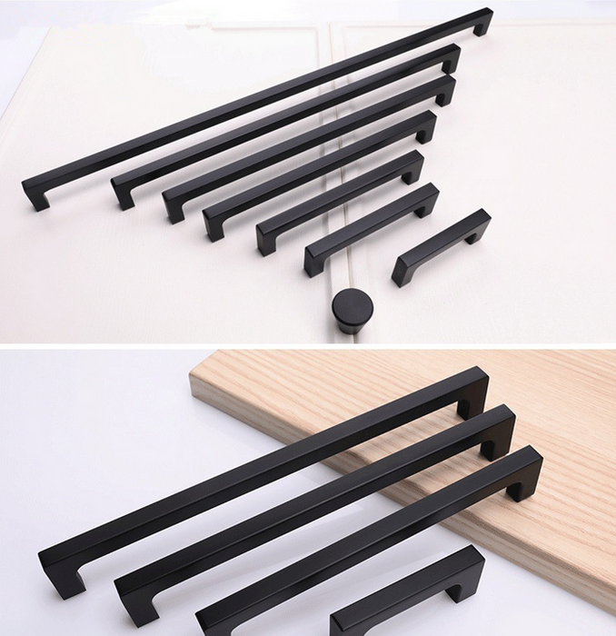320mm Kitchen Cabinet Handle Drawer Black Cupboard Knob
