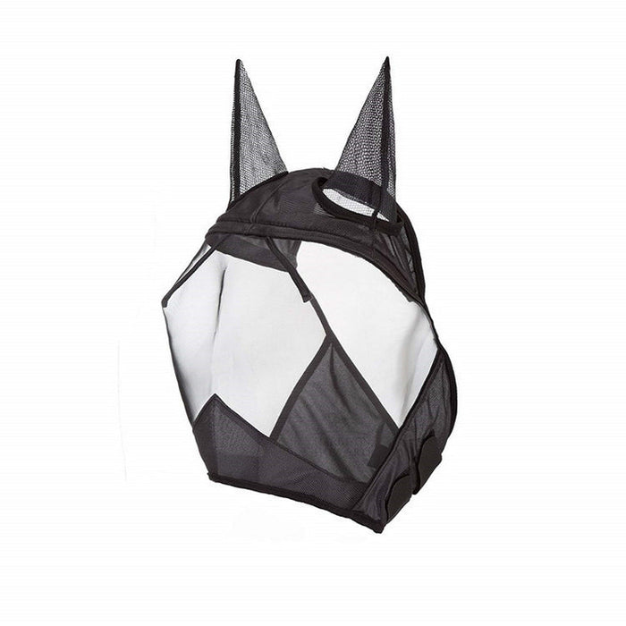 L Pony Cob Horse Fly Mask Mesh Veil Hood Eye Ear Protective Cover Anti-Mosquito