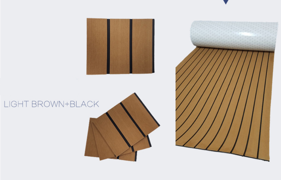 EVA Foam Teak Sheet Boat Decking Faux Marine Floor Board