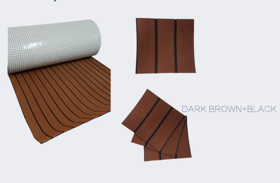 90x240cm EVA Foam Teak Sheet Boat Decking Faux Marine Floor Board