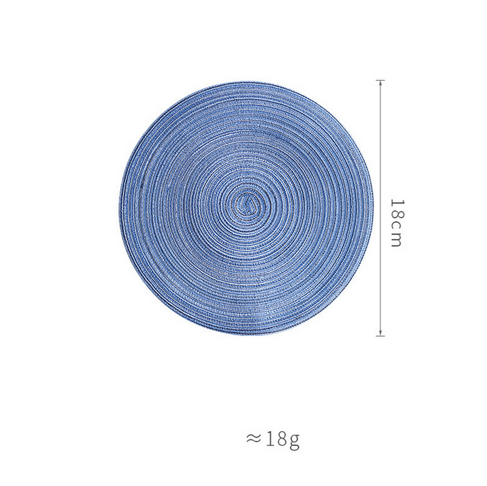 18cm Pack of 4 Coaster Placemats
