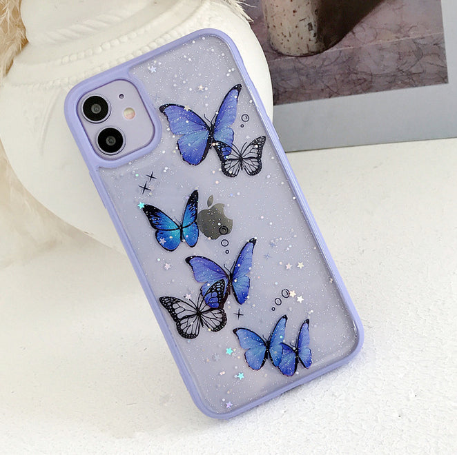 iPhone 11 Pro Max Case Butterfly Purple