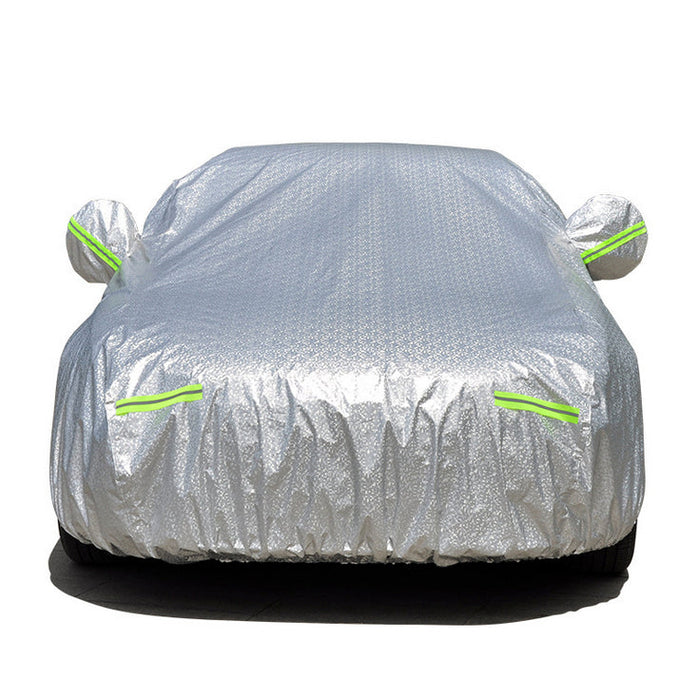3XL Aluminum Waterproof Outdoor Car Cover Double Thick Rain UV Resistant