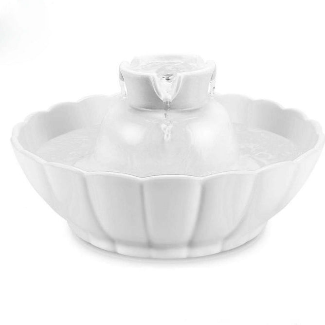 Ceramic Pet Water Fountain 2.1L for Cats & Dogs