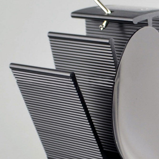 Heat Powered Stove Fireplace Fan