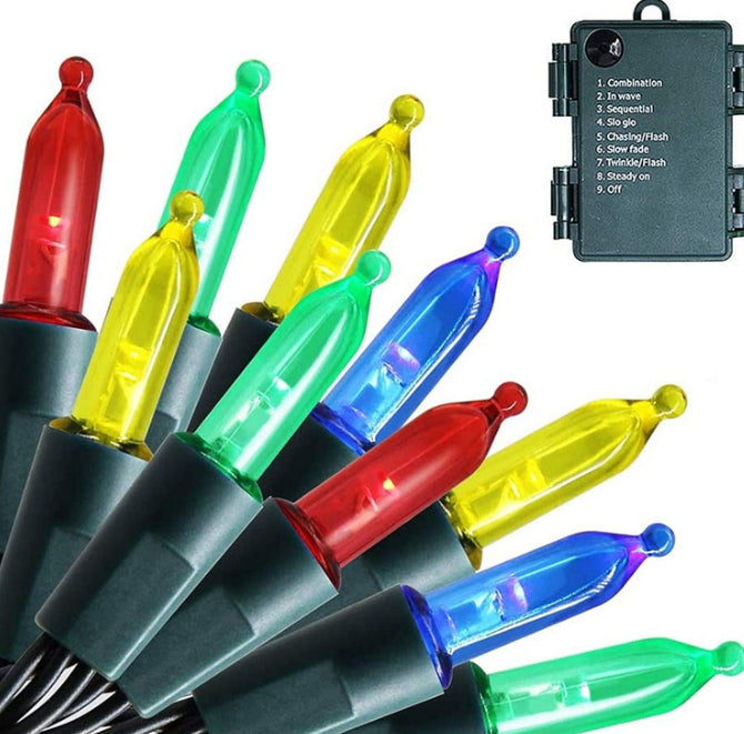 5M 50LED Multi Colour Outdoor Garden String Light