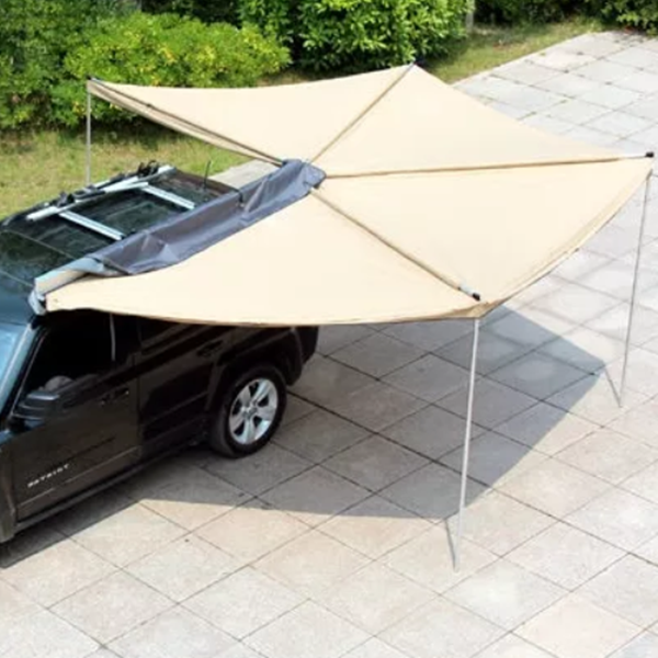 2.5M 270° Vehicle Wing Awning for 4WD, SUV & Camping – Khaki