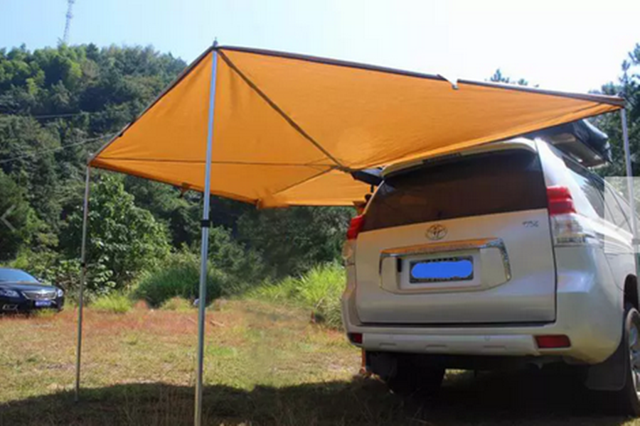 2.5M 270° Vehicle Wing Awning for 4WD, SUV & Camping – Khaki