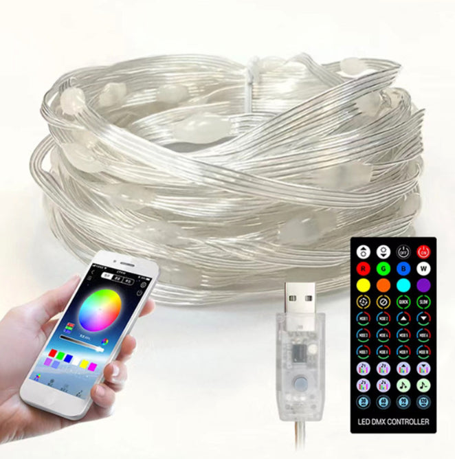 2M Smart LED String Lights RGBIC Strip