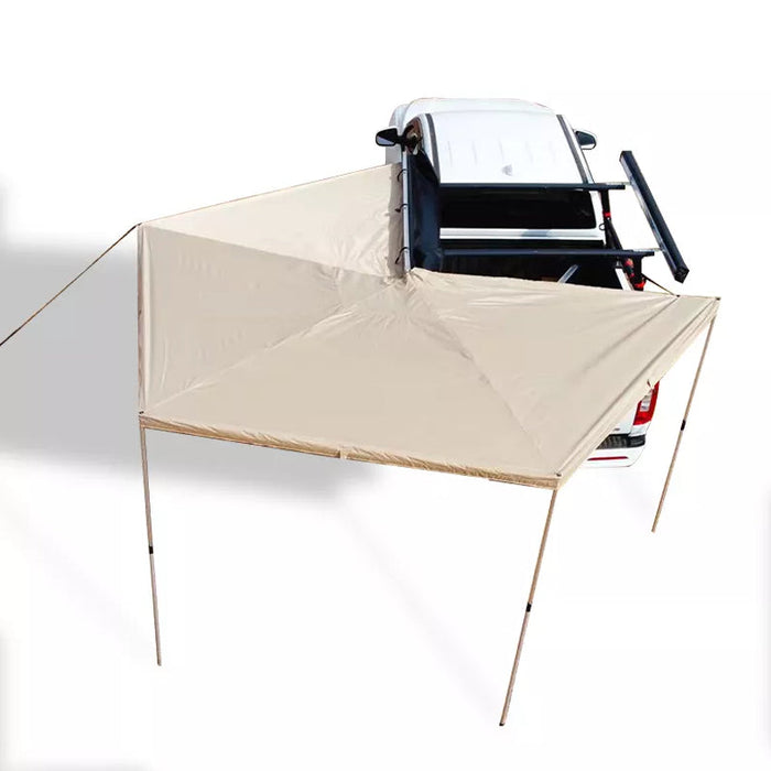 2.5M 270° Vehicle Wing Awning for 4WD, SUV & Camping – Khaki