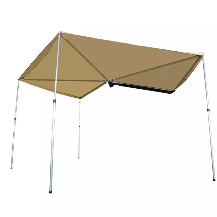 2.5M 270° Vehicle Wing Awning for 4WD, SUV & Camping – Khaki