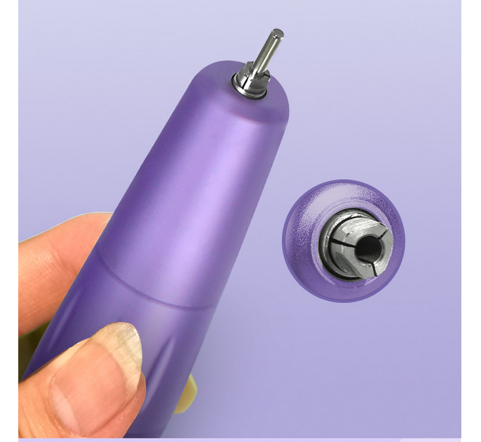 Rechargeable Electric Nail File Kit Purple