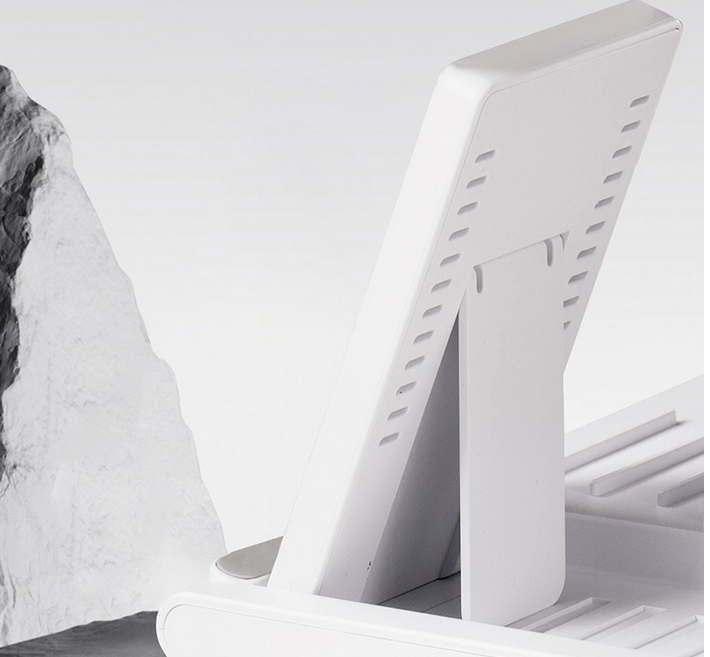 Desk Lamp with Wireless Charging and Pen Holder White