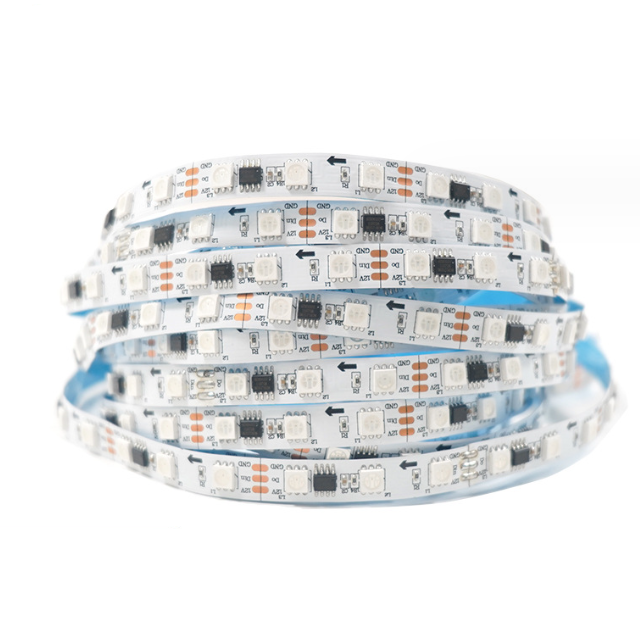 12V 5050 5M RGBW LED Strip Light RGB + Cool White Multi-Color