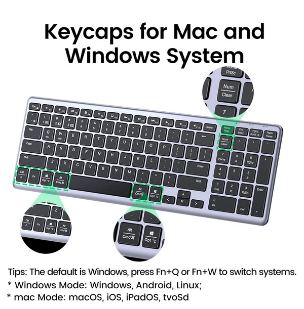 UGREEN Wireless Bluetooth Keyboard