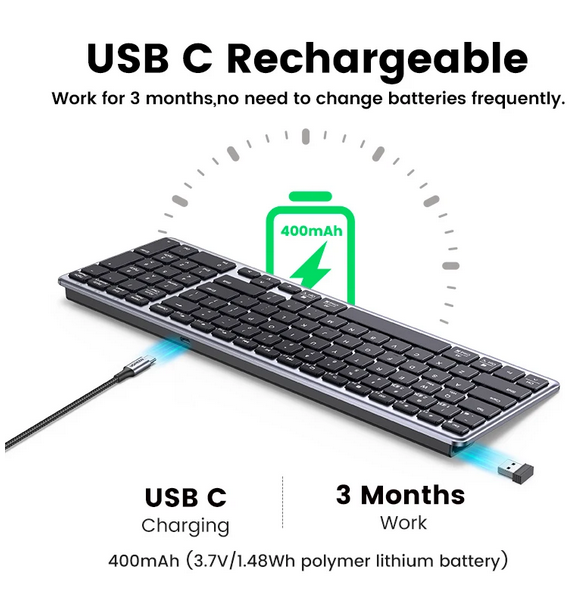 UGREEN Wireless Bluetooth Keyboard
