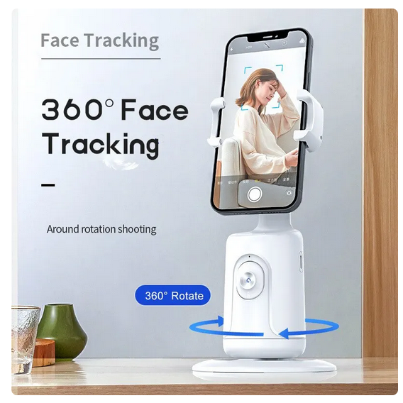 Auto Tracking Phone Holder White