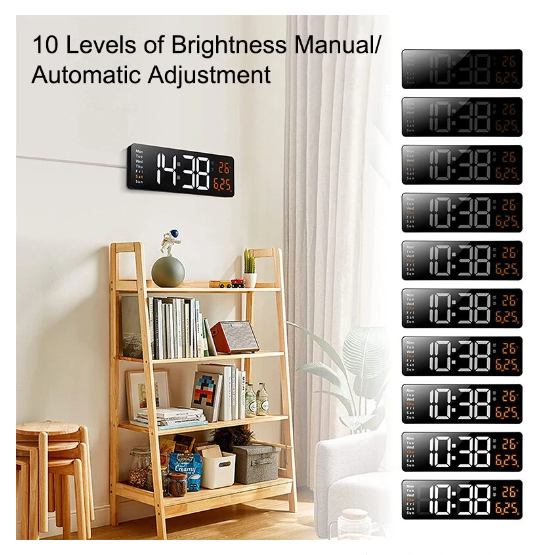 38.7cm Digital Wall Clock