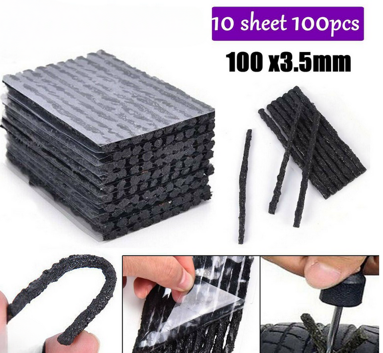 Tyre Repair Plugs 100PCS Black