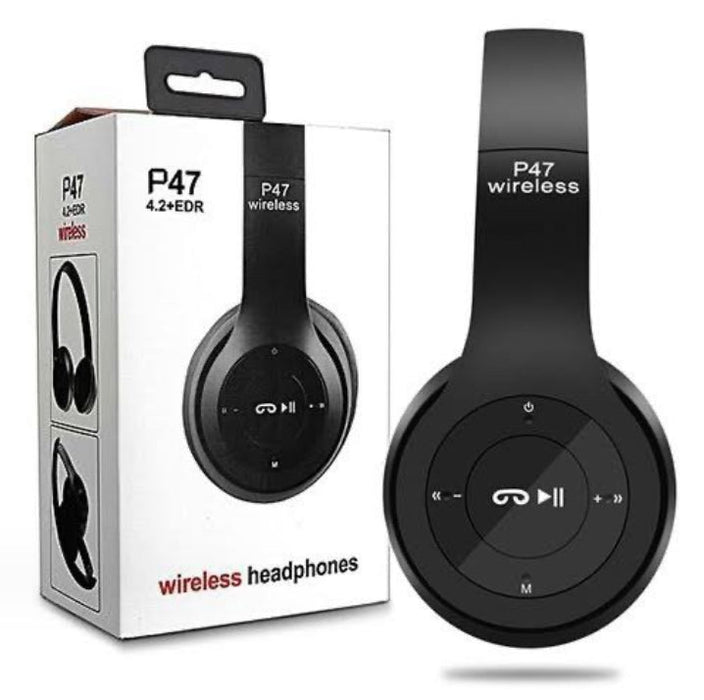 Wireless Bluetooth Over-Ear Headphones with Noise Cancelling & Deep Bass
