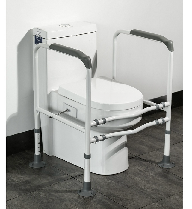 Toilet Safety Frame & Rail Black