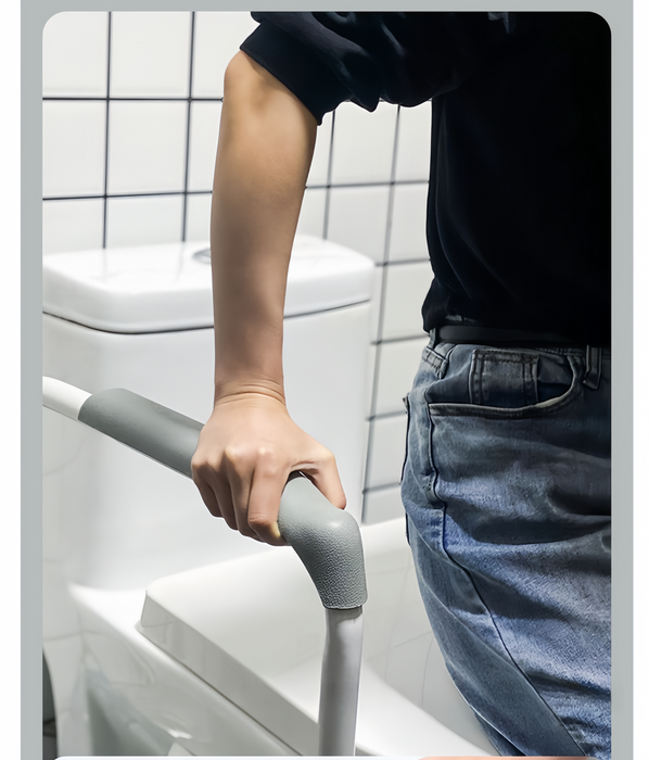 Toilet Safety Frame & Rail Black
