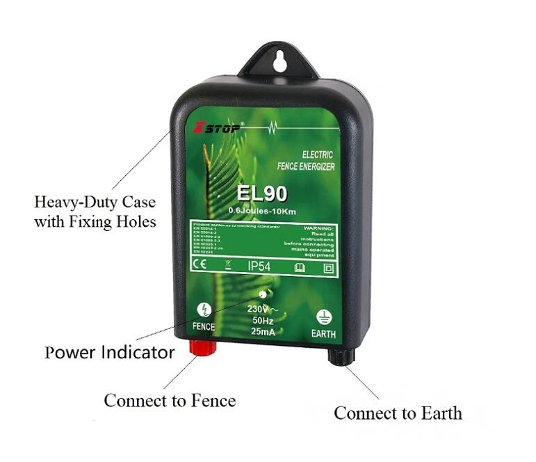 XSTOP EL101 20km Electric Fence Energiser 240V