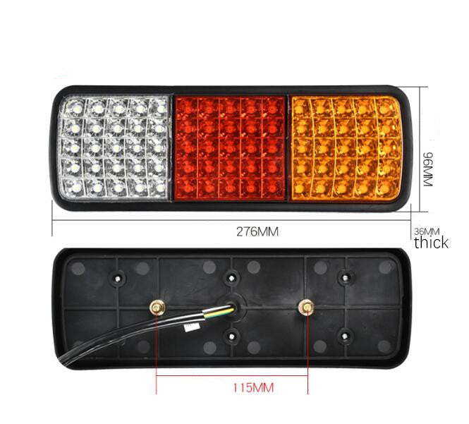 2x LED Tail Lights Stop Indicator Reverse 12V Ute Trailer Caravan Truck