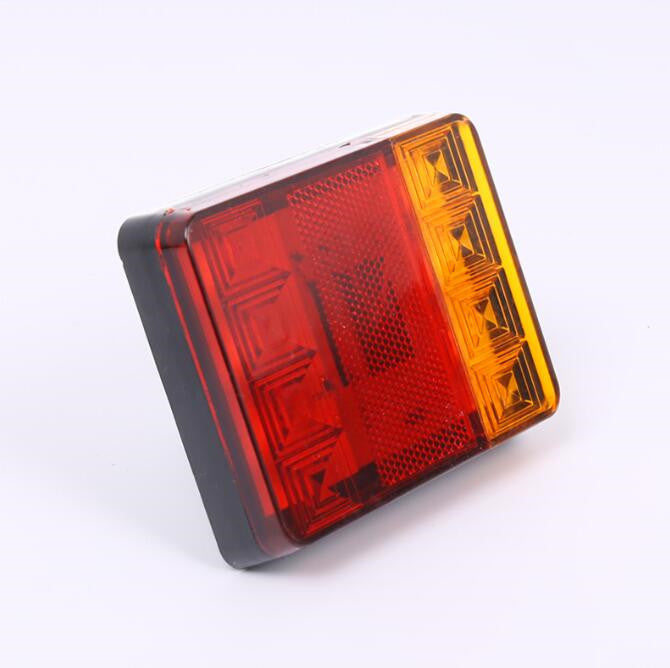 A Pair 12V 24V LED Trailer Truck Tail Lights
